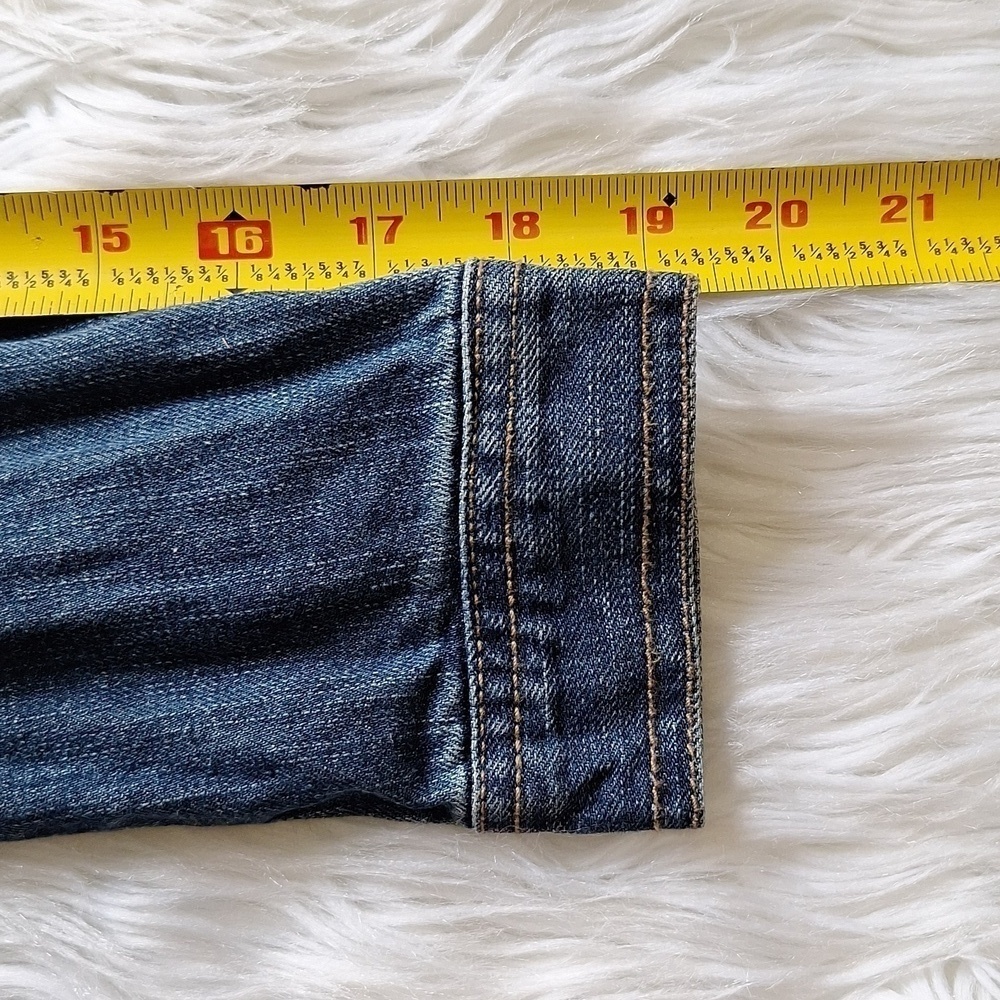 BENETTON JEANS Kids Snap Front Denim Jacket Size (M 7/8) - Picture 15 of 15